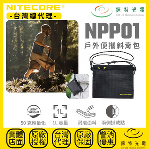 【錸特光電】NITECORE NPP01 戶外輕量斜背包