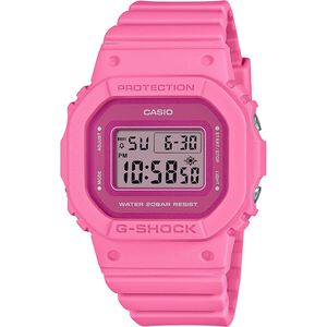 CASIO 卡西歐 G-SHOCK 單色時尚 霧面方形女錶 電子錶-粉紅 GMD-S5610PP-4
