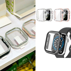 【山水之寶】Apple watch S11 46mm、S10 46mm保護殼 玻璃膜+保護框 閃鑽電鍍一體式手錶防撞殼