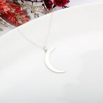 【Angel & Me】Moonlight Moon (Large) s925 sterling silver necklace birthday gift, , large