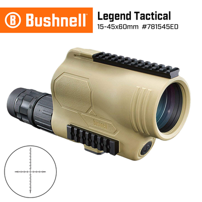 【美國 Bushnell】Legend Tactical 傳奇系列 15-45x60mm T Series ED螢石FLP戰術觀靶型單筒望遠鏡 781545ED