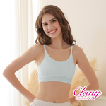 【Clany 可蘭霓】 台灣製無鋼圈少女學生背心胸衣｜成長型內衣 S-2XL｜涼感透氣 吸濕排汗 8088-51 寶寶藍, , large