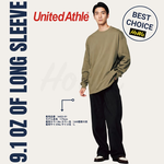 【United Athle】日本重量級寬版落肩9.1oz.長袖T恤/2.1英吋袖口羅紋 (4422-01) | Howu好物商城(UA寬版落肩長T), , large