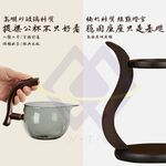 【禾統】自動磁吸泡茶組/含茶杯6入組(高硼矽玻璃壺 功夫茶具 磁吸茶壺 家用茶壺 泡茶組 茶具組), , large