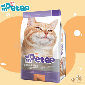 Mr.Peter 皮特先生 多種魚挑嘴貓配方 7kg 無穀配方 全齡貓