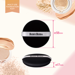【千康嚴選】ROSY ROSA 全效底妝黑粉撲2入, , large