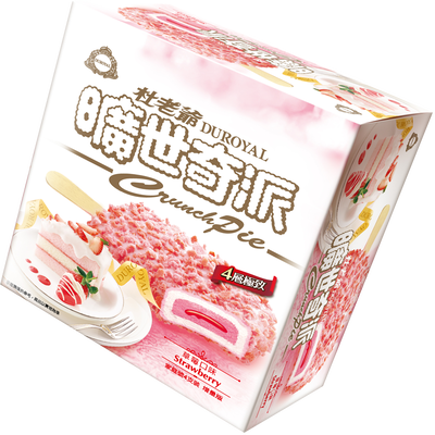 杜老爺曠世奇派草莓大雪糕90gx4