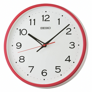 SEIKO 精工滑動式秒針靜音簡約掛鐘 時鐘 送禮 禮物 送禮(QHA020R)