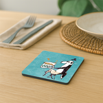 【Monster】 Soft Diatomaceous Earth Absorbent Coaster &ndash; A Cup of Life &mdash; Ducky Shen (10x10cm) &ndash; Coffee Dooggyy, , large