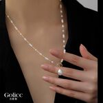 【Gulicc】古莉可 項鍊 巴洛克 淡水珍珠 長款項鍊, , large