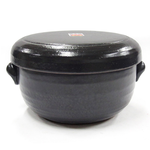 [豐名日本餐具] 五號飯鍋 黑釉 / C05PT7-2, , large