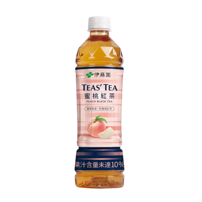 伊藤園 Tea's Tea 蜜桃紅茶535mlx24(箱購依實際收貨為主，無法保證原封箱出貨)