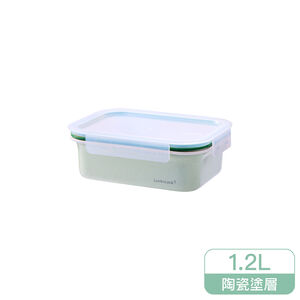樂扣陶瓷不鏽鋼保鮮盒1.2L