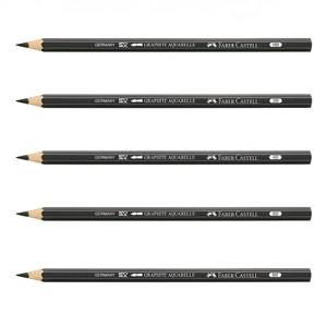 【Faber-Castell】輝柏 水墨素描鉛筆HB/2B/4B/6B/8B 6支入 / 盒 117800/117802/117804/117806/117808  -  8B