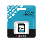 【Kingston】Canvas Go! Plus 256G SDG4 SDXC A2 U3 V30 UHS-I 記憶卡 讀取速度:200MB/s, , large