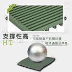 GS MALL 台灣專利製造 S號 透氣冰涼軟式坐墊 透氣墊 冰涼墊 軟式坐墊 椅背墊 33x42x2.3cm 綠色, , large