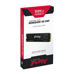 【Kingston】金士頓 1TB FURY Renegade G5 PCIe 5.0 NVMe M.2 2280 代理商公司貨