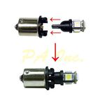 【PA LED】1156 平角 對角 斜角 T20 7440 單芯 轉接 T10 T15 方向燈 倒車燈 轉接座 轉接頭, , large