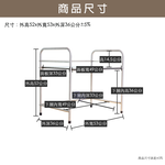[百鈴]卡豪收不鏽鋼雙層置物架豪華組(微波爐架/電器架/瓶罐架/收納架/廚房架/放置架), , large