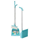 FLODING BROOM AND DUSTPAN SET, , large