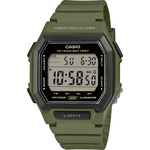 CASIO 卡西歐 10年電力方形電子錶-墨綠 手錶 學生錶 送禮 禮物 推薦(W-738H-3AV), , large