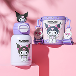 【hababy環安家居】杯具熊 Kuromi 庫洛米雙飲保溫杯✨正版三麗鷗學生斜背保溫壺600ml, , large