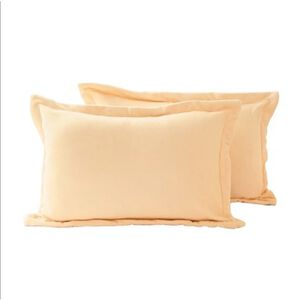 [CINN Far‑Infrared] Nano FIR Brushed Pillowcases &ndash; Coral Pink (2‑Pack)