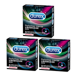 Durex杜蕾斯 雙悅愛潮裝衛生套保險套 3入x3盒, , large