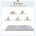 【日本旭川】AIRFit 氧活力 立體透氣涼感支撐舒眠水洗空氣纖維床墊-星空灰3.2CM, , large