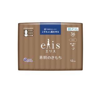 elis愛麗思純淨裸肌極緞棉超薄夜用36cm