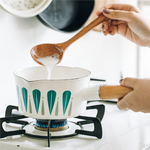 【SHUEHO】Leaves Enamel Milk Pan, , large