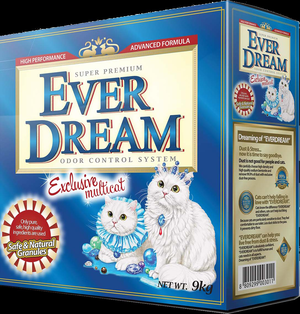 【米瑞寵物】EVER DREAM 韓國藍貓 速凝結貓砂-多貓除臭(紅)