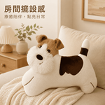 【際洋文化】象皮兔 剛毛獵狐梗 靠枕, , large