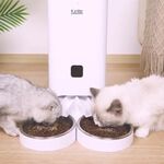 Peile沛樂寵物智能餵食器  一般版(可單/雙槽組合式餐盤  滿足多貓多犬共食), , large