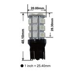 【PA LED】T20 雙芯 7443 30晶 90晶體 SMD LED 煞車燈 後霧燈 倒車燈 方向燈 六色可選, , large