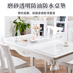 【上手家居】磨砂透明桌墊60X60cm(軟玻璃桌墊/塑膠桌墊/PVC桌墊), , large