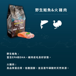 【Allando 奧藍多】無榖貓糧野生鮭魚+火雞肉400gX2包組(全齡貓/貓飼料/貓糧), , large