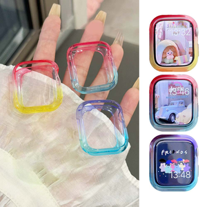 【山水之寶】Apple Watch 4/5/6/7/8/9/SE1/SE2/SE3 44mm/45mm保護殼 果凍邊框防撞殼