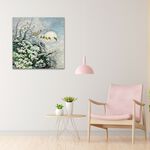 【御畫房】花好月圓 國家一級畫師手繪油畫80&times;80cm(VF-178), , large