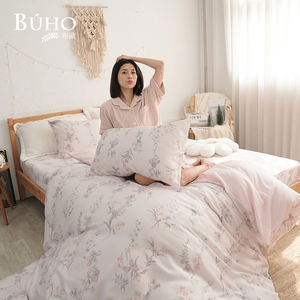 BUHO 台製300織100%TENCEL&trade;純天絲&trade;床包兩用被四件組-雙人特大-(多款任選)