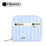 Lesportsac Claire Wallet 拉鍊錢包短夾 卡夾 鈔票夾 送禮 禮物 推薦 女包(茉莉花條紋), , large