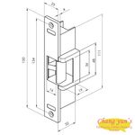昌運監視器 PONGEE Pegasus PGS-703(EDM-103) 陰極電鎖 送電時釋放 搭配機械斜型鎖舌或喇叭, , large