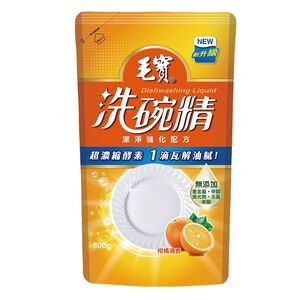 毛寶洗碗精補充包-潔淨強化配方800g
