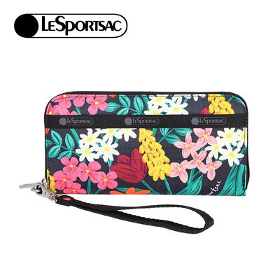 Lesportsac Tech Wallet Wristlet 腕帶零錢包/ 繽紛花園