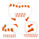 GS MALL 台灣製造 滾輪式按摩器 滾輪按摩器 不求人按摩 按摩器 按摩繩 指壓器 指壓按摩 按摩棒 腳底按摩, , large