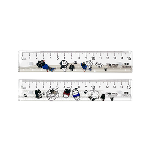 Looka Cat 15 cm Non-Slip Ruler-A