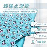 ［熊棉］多功能靜音防水墊｜加強止滑款｜小｜歡樂樹屋-深藍｜靜音防水 翻身無聲 乾爽防護 親膚柔軟 安心入睡 好清潔 超止滑, , large
