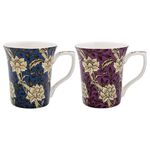 【Lesser&Pavey】威廉莫里斯 馬克杯組2入/馬克杯禮盒/陶瓷馬克杯/名畫馬克杯/馬克杯/咖啡杯/杯子, , large