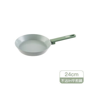 樂扣森活柔感陶瓷不沾IH平煎鍋24cm