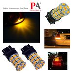 【PA LED】美規 3157 3156 55晶 5630 2835 SMD LED 橘光 黃光 方向燈 角燈 小燈, , large